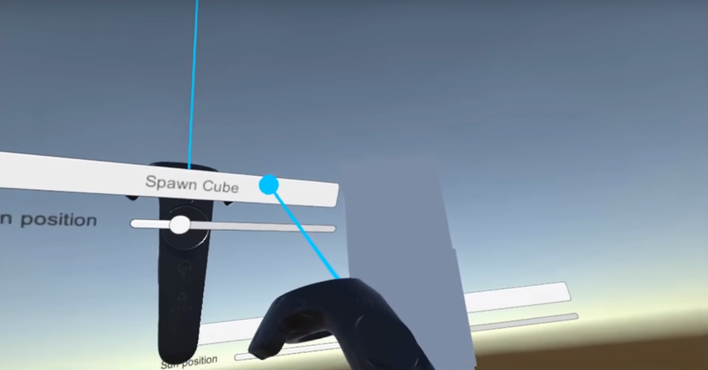 VR GUI Input Module for Unity Vive)